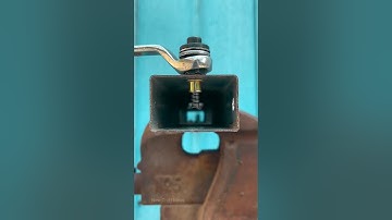 DIY Rivet Nut Tool Using Old Wrench  Smart Repair Hack #shorts #ideas #craft #rivets