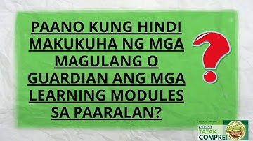 MODULAR DISTANCE LEARNING TNCHS