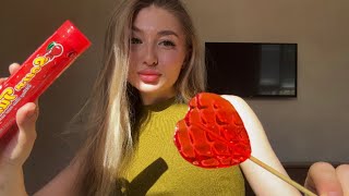 Asmr Lollipop Licking And Ing A Lollipop Liquid Sour Caramel Licking Sour Carame