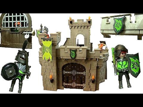 Colapso Portal carta Awesome Wolf Knights Castle 6002 PlayMobil - with Crossbow and Dungeon -  Unbox Review - YouTube