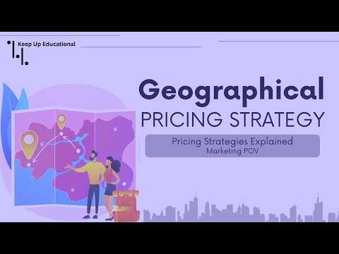 Pricing Strategies - Geographical Pricing