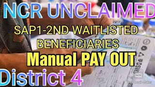 UNCLAIMED NCR SAP1-2ND TRANCHE WAITLISTED BENEFICIARIES PAYROLL LIST/ PAYOUT JULY 14/21