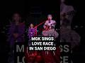 mgk sings love race & rehab in San Diego County! mgk's angelic voice heals my soul 😇