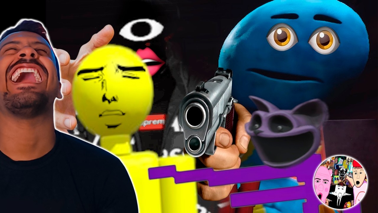 O CAOS VOLTOU! 😂 REAGINDO AO GAMER CJ EM POPPY PLAYTIME 3 E 4!