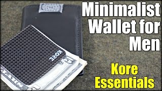 Minimalist Wallet for Men| Kore Essentials screenshot 1