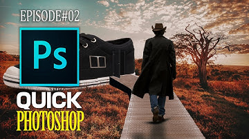 My Shoe House Photoshop Manipulation Tutorial Compositing | Quick Photoshop Season 1 Episode 2
