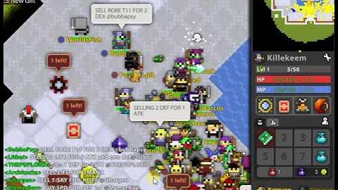 rotmg - hacker in nexus spamming cats