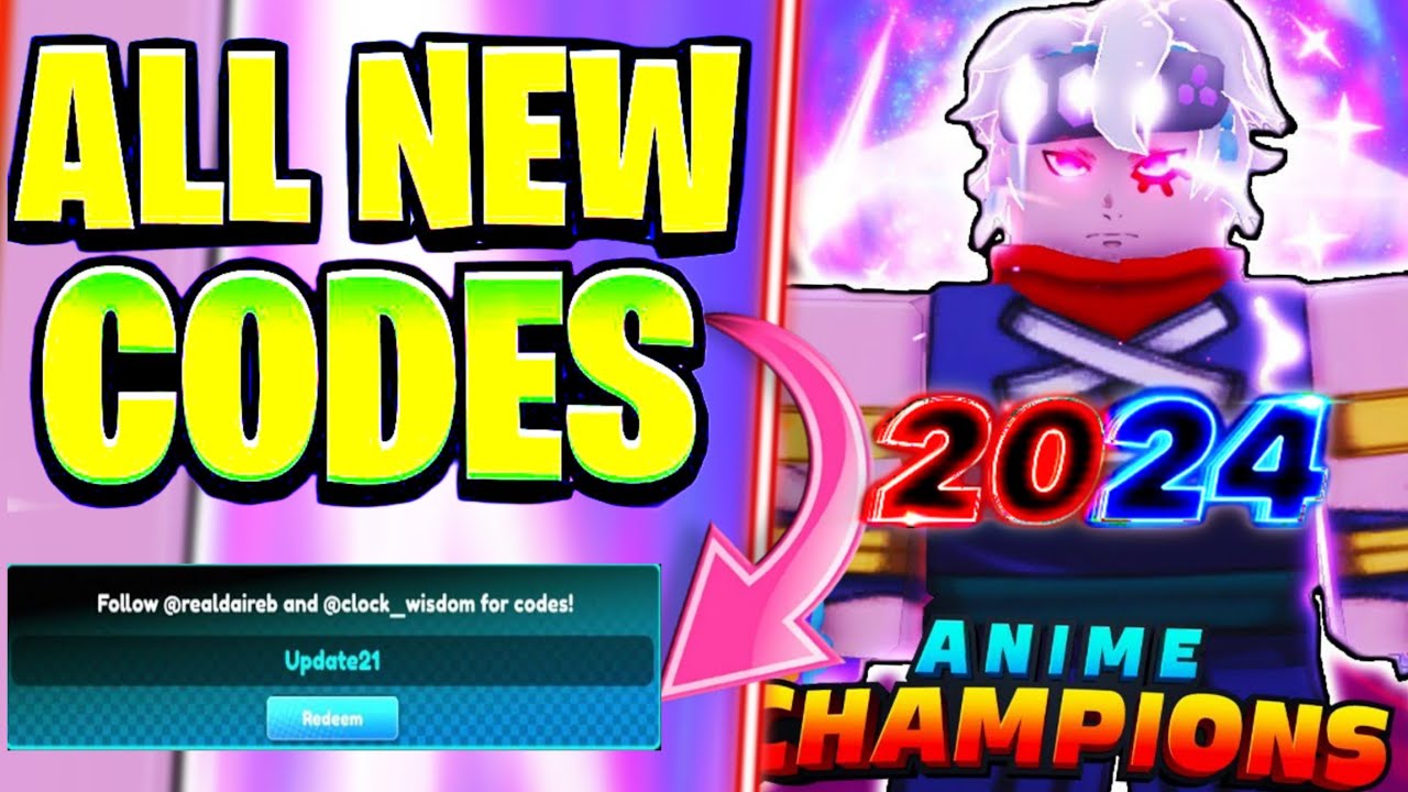 🐥 NEW 🐥 ANIME CHAMPIONS SIMULATOR CODES - ROBLOX ANIME CHAMPIONS ...