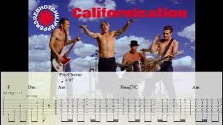Red Hot Chili Peppers - Californication  [GUITAR BACKING TRACK   TAB]