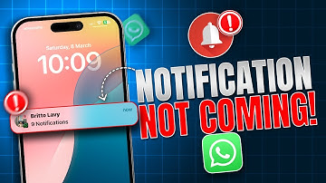 WhatsApp Notification Not Coming on Lock Screen on iPhone | Solve WhatsApp Notification Issue