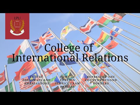 LPU Manila College of International Relations Ad 2020