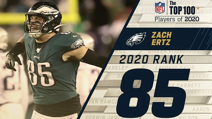 #85: Zach Ertz (TE, Eagles) | Top 100 NFL Players of 2020