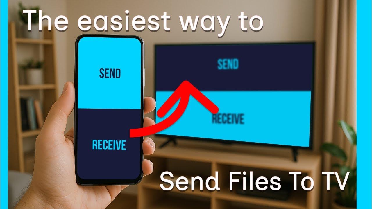 How to send files to android tv ? YouTube