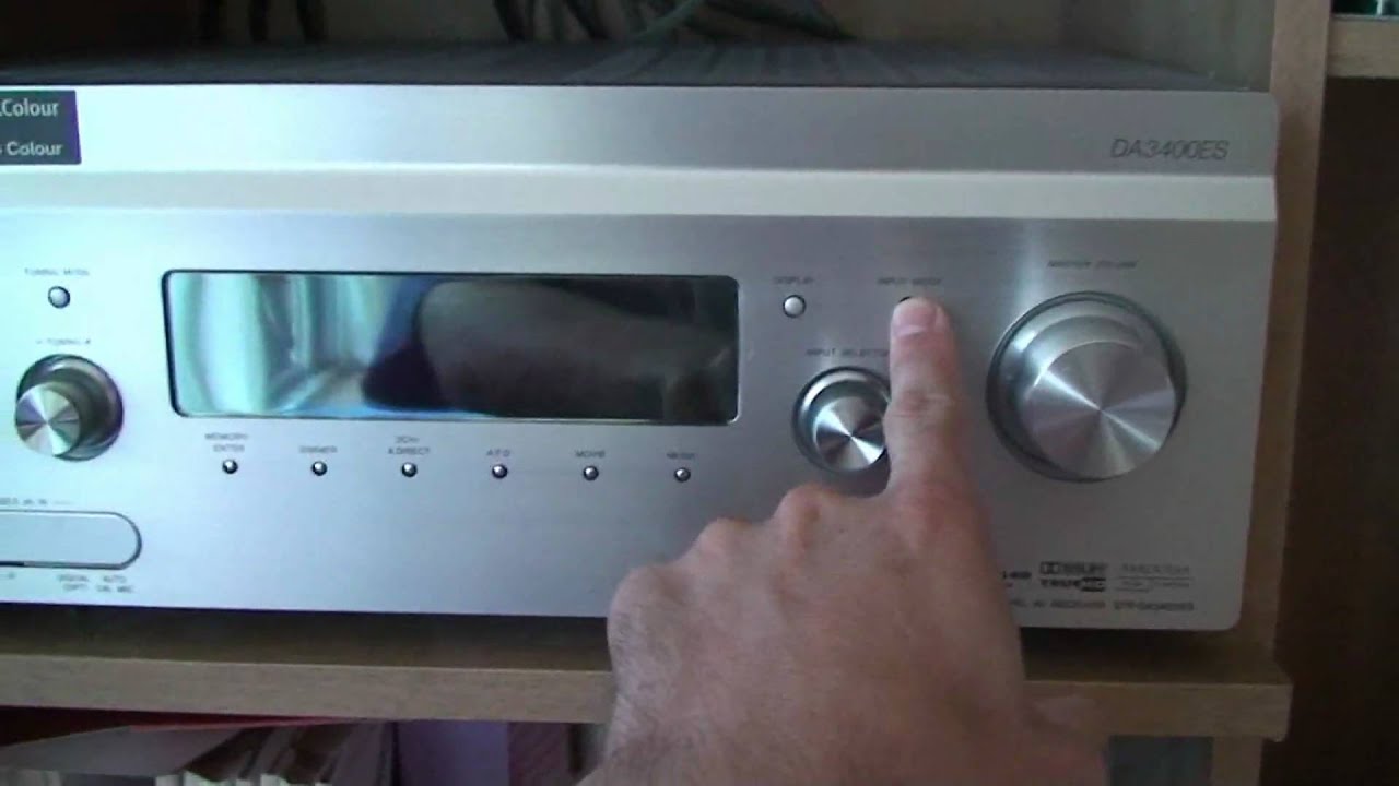 Sony STRDA3400ES Problems unresponsive and reboots itself in middle