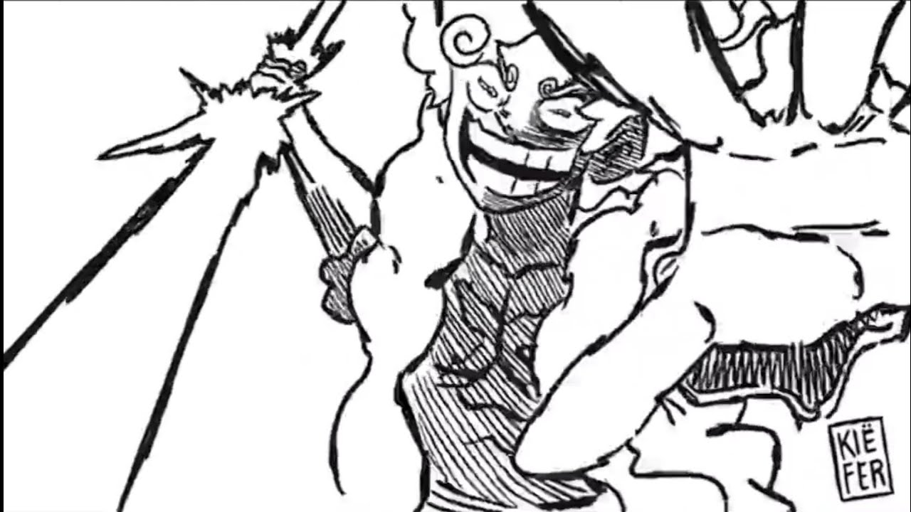 Gear 5 Luffy VS Kaido by kiraasun