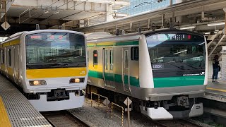 中央・総武線 E231系500番台 A546編成 東京総合車両センター TK出場回送 大崎駅発車