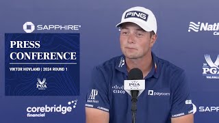 Viktor Hovland Press Conference | 2024 PGA Championship Round 1