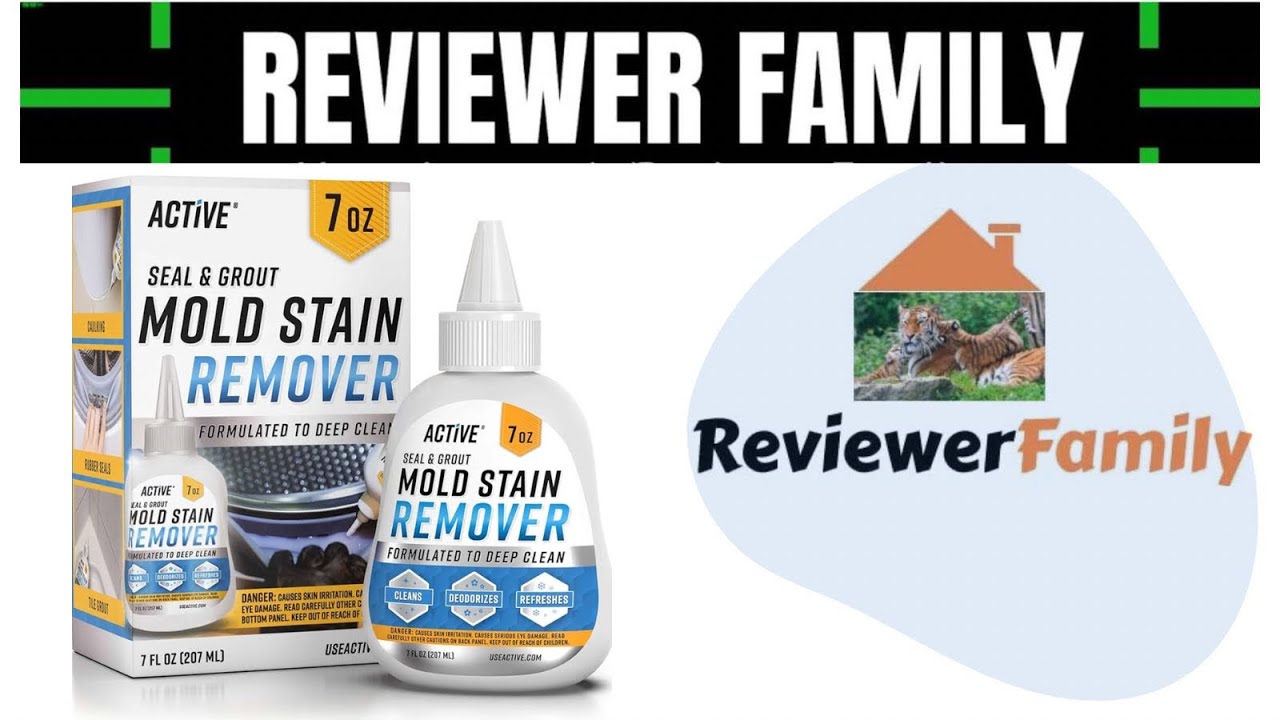 Гель-очиститель пятен плесени ACTIVE, эффективное средство для удаления пятен с уплотнителей стир...