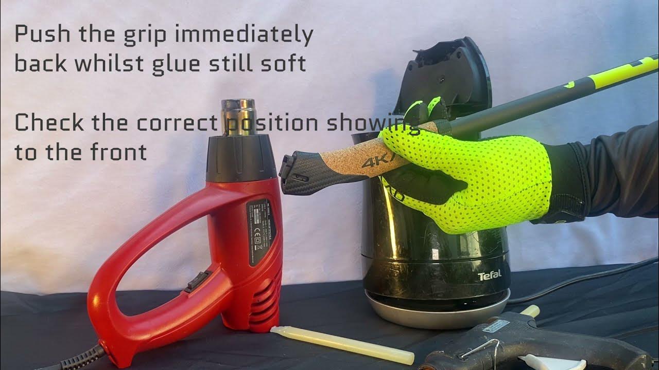 How to remove and change a ski pole grip from your ski pole ; Ski pole