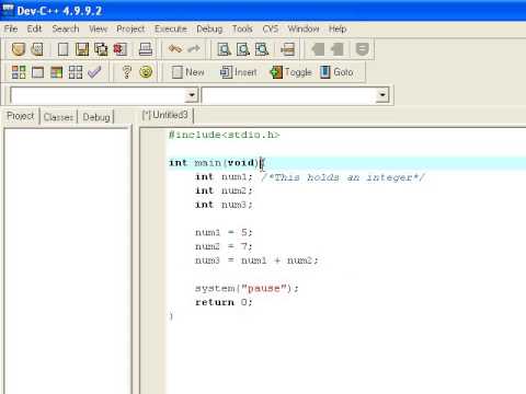 C Programming 101 - Simple Integer Operations - YouTube