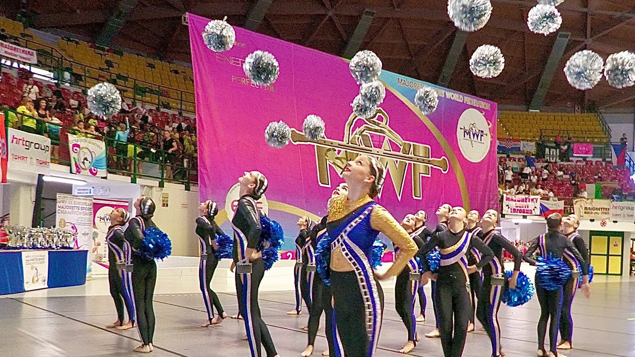 *Mažoretkinje Zlatice* -defile pom -XX European Majorette Championship MWF Monza 2025