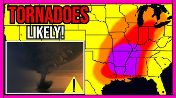 🔴BREAKING - Tornadoes Likely Today! 2-Inch Hail, And 70mph Winds Possible! Live Weather Coverage!