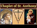 Chaplet of st anthony of padua for 13 petitions  favors