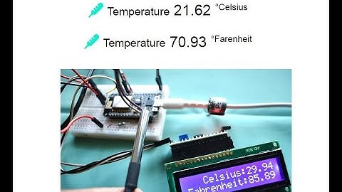 NodeMCU Based DS18B20 Temperature Web server