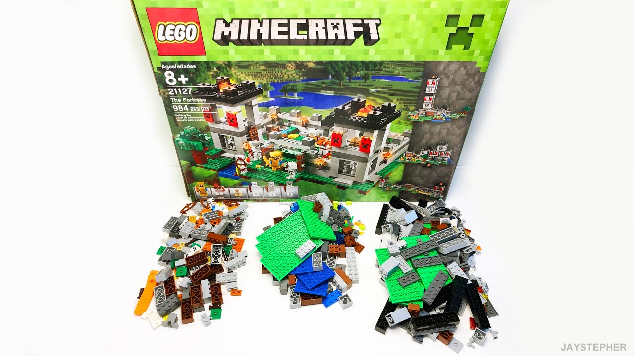 LEGO Minecraft - The Fortress Unboxing & Brick Exploration 21127