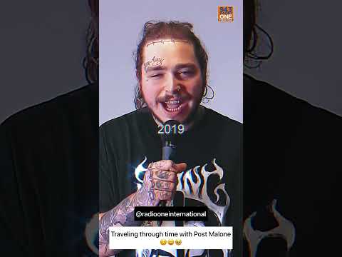 Traveling through time with Post Malone ☺️😄🥹