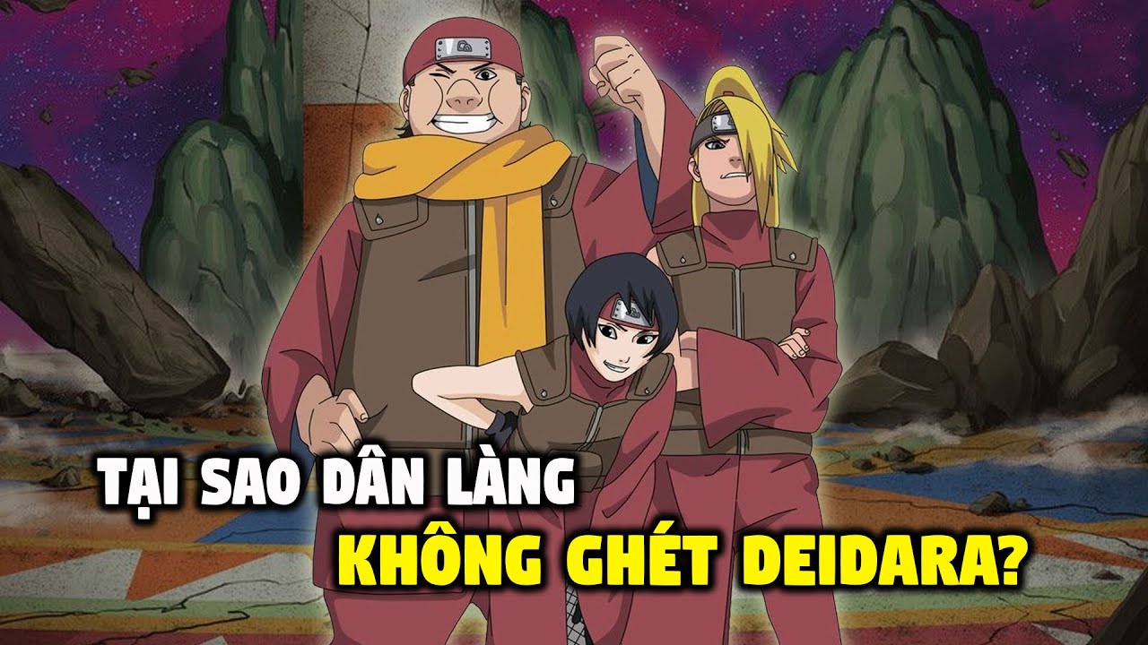 Những Câu Hỏi Trong Naruto Mà Bạn Có Thể Thắc Mắc: Tại Sao Dân Làng Không Ghét Deidara?