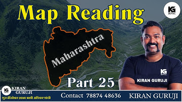 Lecture 26| महाराष्ट्रातील प्रमुख नद्यांची खोरी  (Godavari) | Map Reading | Kiran Guruji MPSC