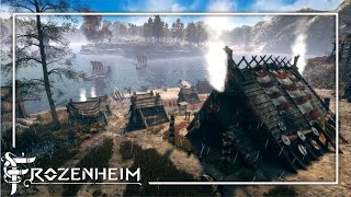 FROZENHEIM Gameplay Español - JUEGAZO City Builder + rts VIKINGO