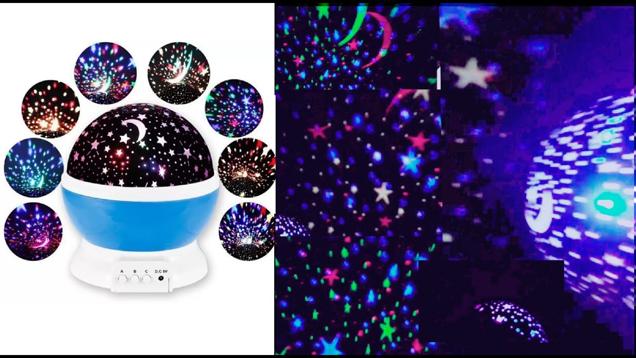 Projection star master colourful LED light review and moon night lamp #Techmechguru -