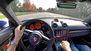 2020 Porsche 718 Cayman GT4 - POV Driving Impressions