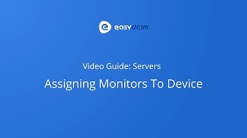 EasyDCIM Video Guide: Servers - Assigning Monitors To Device