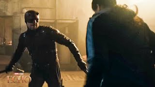 Echo vs. Daredevil, Fight Scene | Echo 2024 Disney+