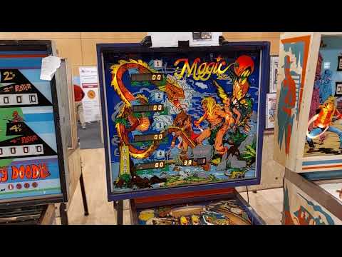 STERN Magic Pinball From 1979 In Action 