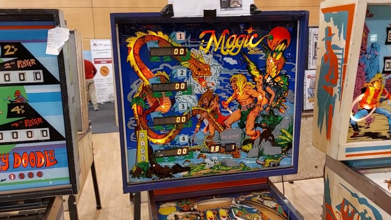 STERN Magic Pinball from 1979 in Action