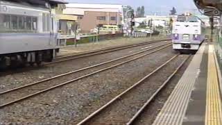 キハ183系特急オホーツク、遠軽駅。2001年10月