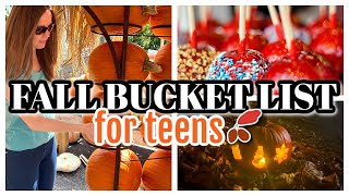 UNIQUE FALL ACTIVITIES TO DO WITH TEENS | FALL BUCKET LIST IDEAS | AUTUMN ACTIVITIES FOR KIDS/TEENS