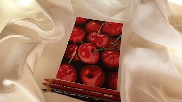 Hyperrealistic cherries drawing tutorial 🍒 | Art By Heart