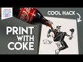 PRINT with COKE | Printing hacks | DIY | In Hindi