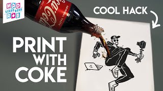 PRINT with COKE | Printing hacks | DIY | In Hindi
