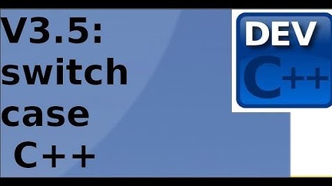 Lập trình C/C++ - V3.5 - Xây dựng menu chương trình trong c/c++