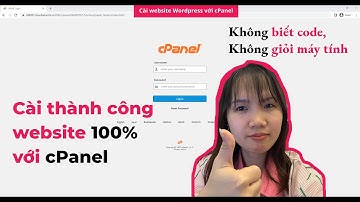 Tạo website bán hàng | Cách cài đặt website wordpress trên cPanel (giao diện của Mắt Bão)