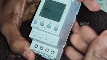 Havells Digital timer switch settings and connection
