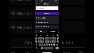 Hisense A9 #sensibilidad #app #configuracion