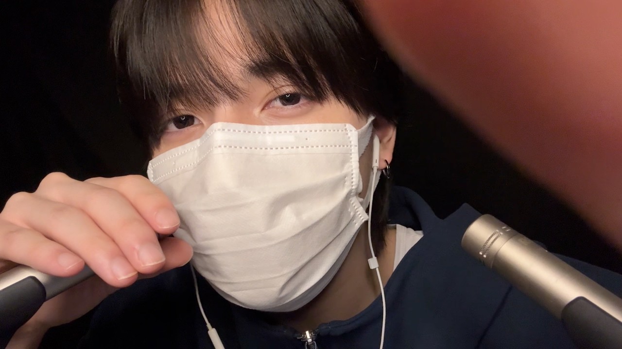 【ASMR】マスク越しのゼロ距離囁き（睡眠導入）