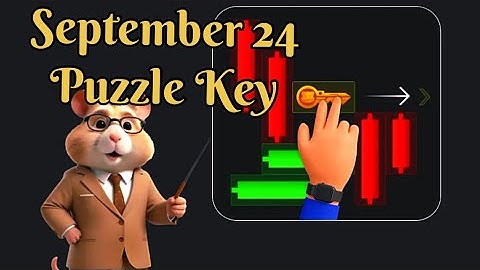 24September Mini Game Key 100% Solved | Hamster Kombat Puzzle For Today